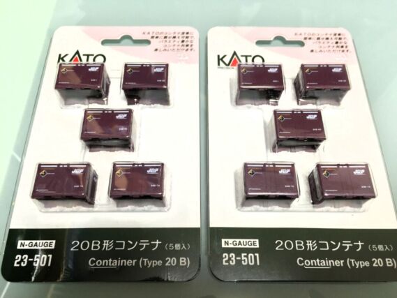 KATO 20B形コンテナ(5個入) 品番:23-501 KATO鉄道模型