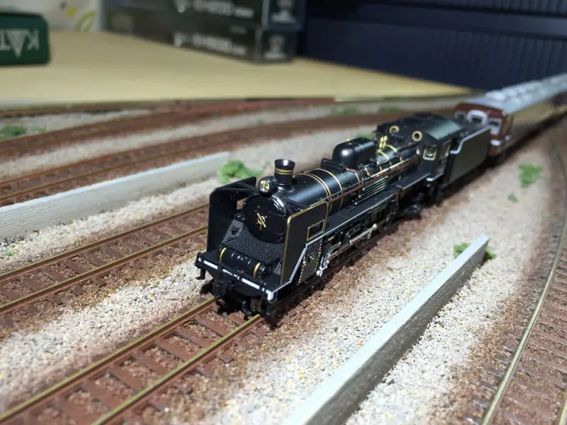 KATO Nゲージ 10-302 JR C57 やまぐち号(茶) JR西日本 C57やまぐち号（茶）を弄る！ KATO 10-302 | NGaugeJP - 横濱