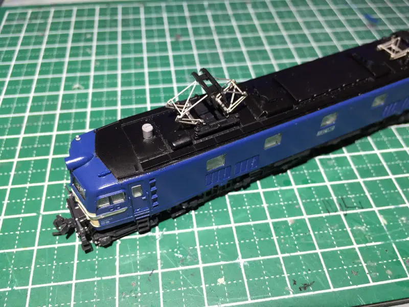 ED19単品パンタグラフPS15で EF58をグレードアップする。KATO
