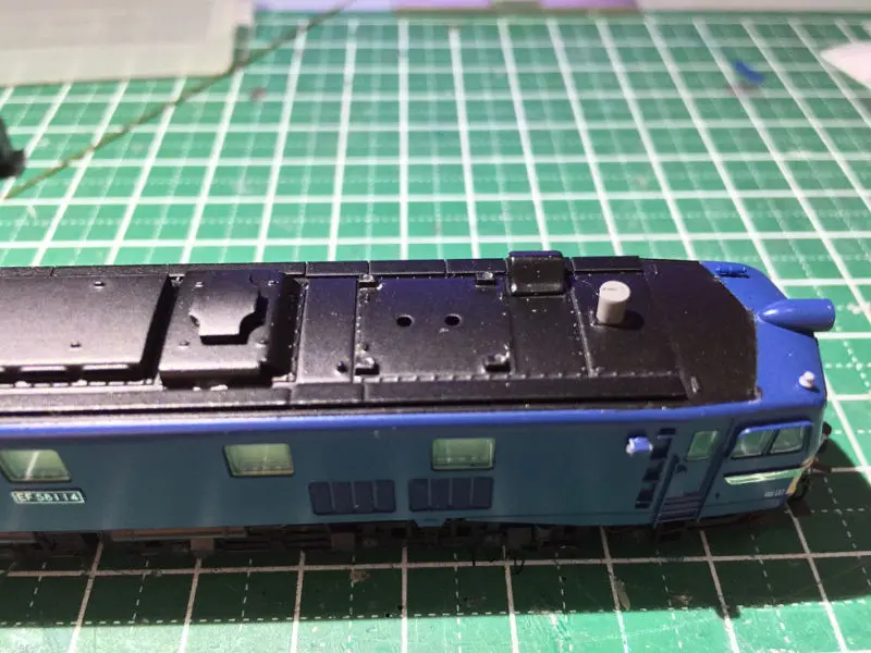 ED19単品パンタグラフPS15で EF58をグレードアップする。KATO