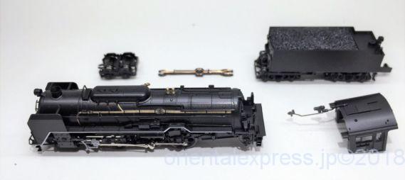 C62 山陽形（呉線）が入線しました。そして整備も KATO 2017-5