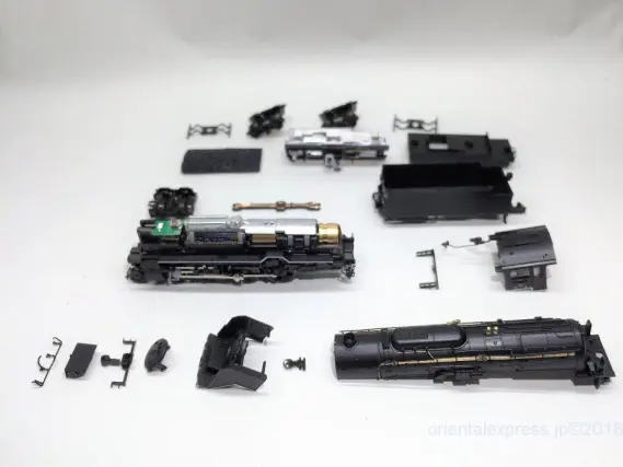 C62 山陽形（呉線）が入線しました。そして整備も KATO 2017-5