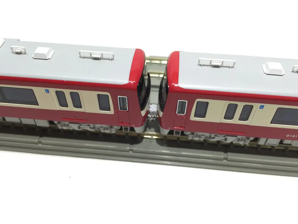京急2100形 10-1307+10-1308 KATO 京急2100形 10-1307/10-1308 入線＆銀河モデルのパーツでTN化