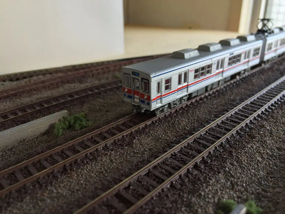 鉄コレ 京成3500形未更新車4両セット トミーテック 入線です