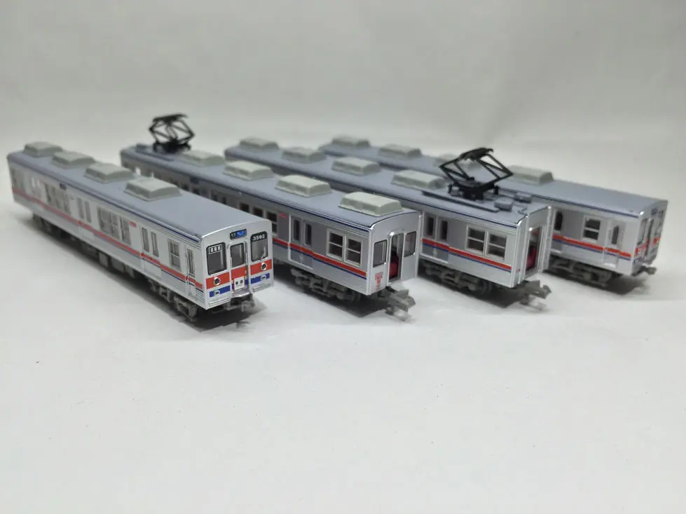 鉄コレ 京成3500形未更新車4両セット トミーテック 入線です
