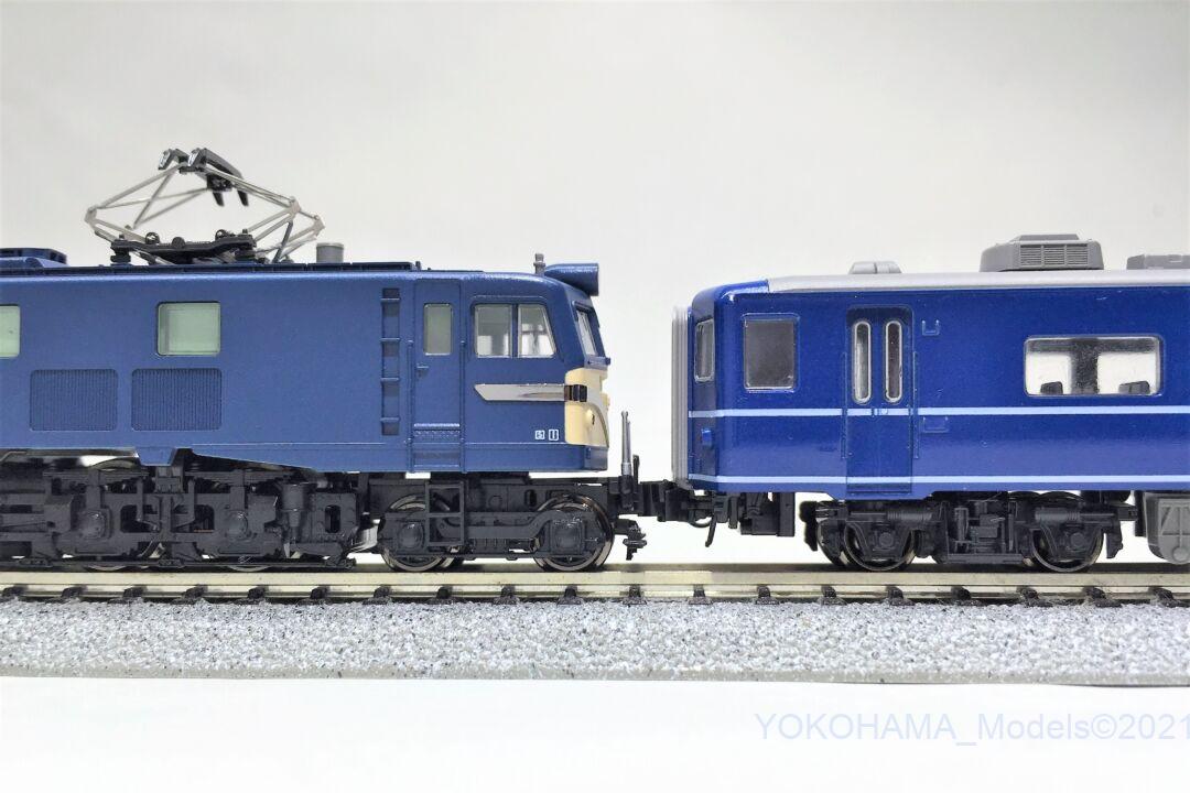 EF58 後期形大窓ブルー 入線です。KATO 3020-1 | NGaugeJP - 横濱模型