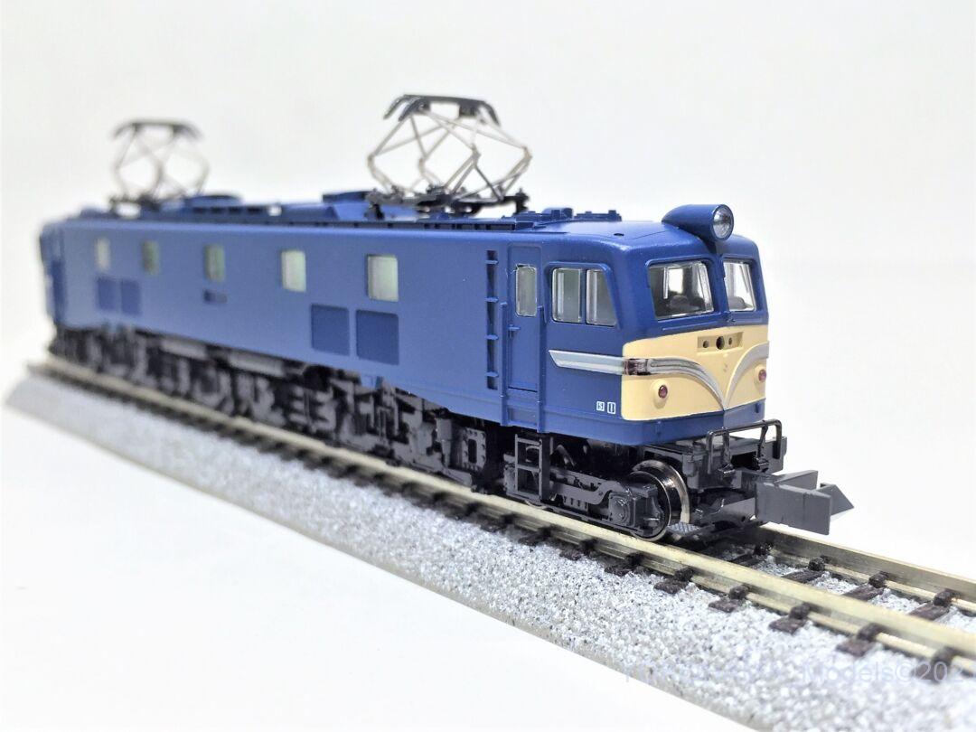 EF58 後期形大窓ブルー 入線です。KATO 3020-1 | NGaugeJP - 横濱模型