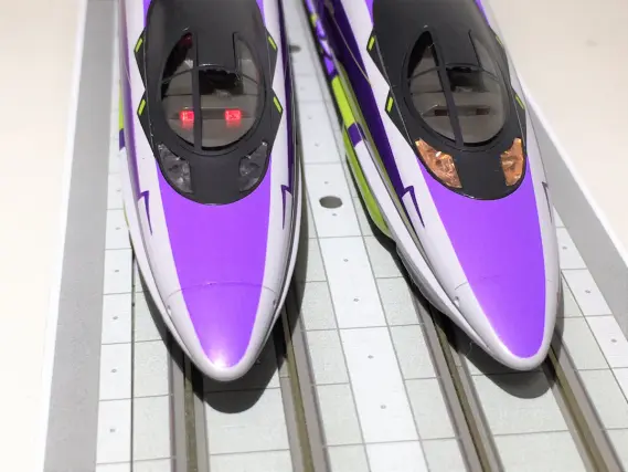 500系「500 TYPE EVA」が入線しました。 KATO 10-942 500系新幹線