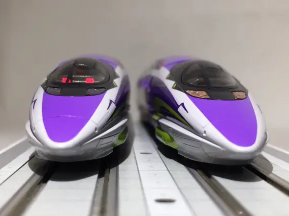 500系「500 TYPE EVA」が入線しました。 KATO 10-942 500系新幹線