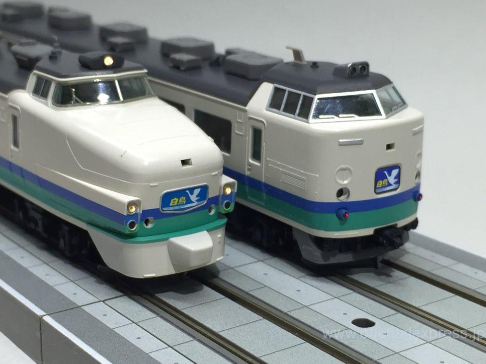 TOMIX 白鳥・上沼垂色 485系 入線です。98215 | NGaugeJP - 横濱模型