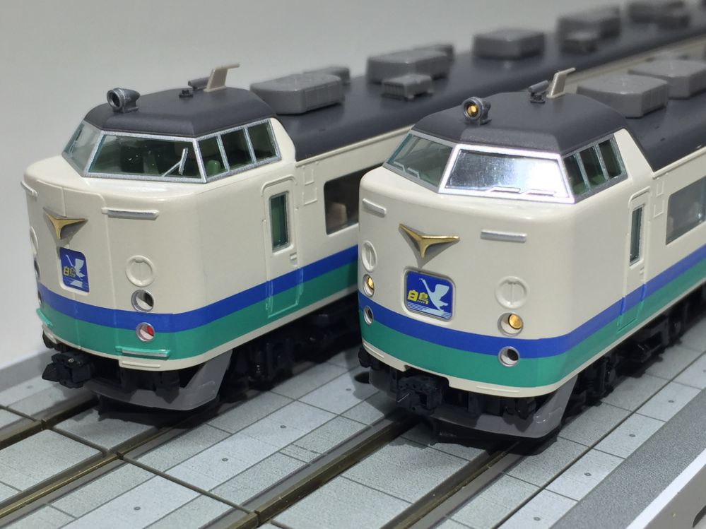 上沼垂色 485系 入線です。TOMIX 98216/98217 ｜ 製品情報｜製品検索