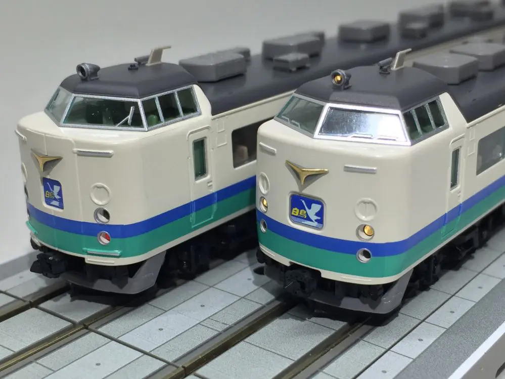 上沼垂色 485系 入線です。TOMIX 98216/98217 ｜ 製品情報｜製品検索