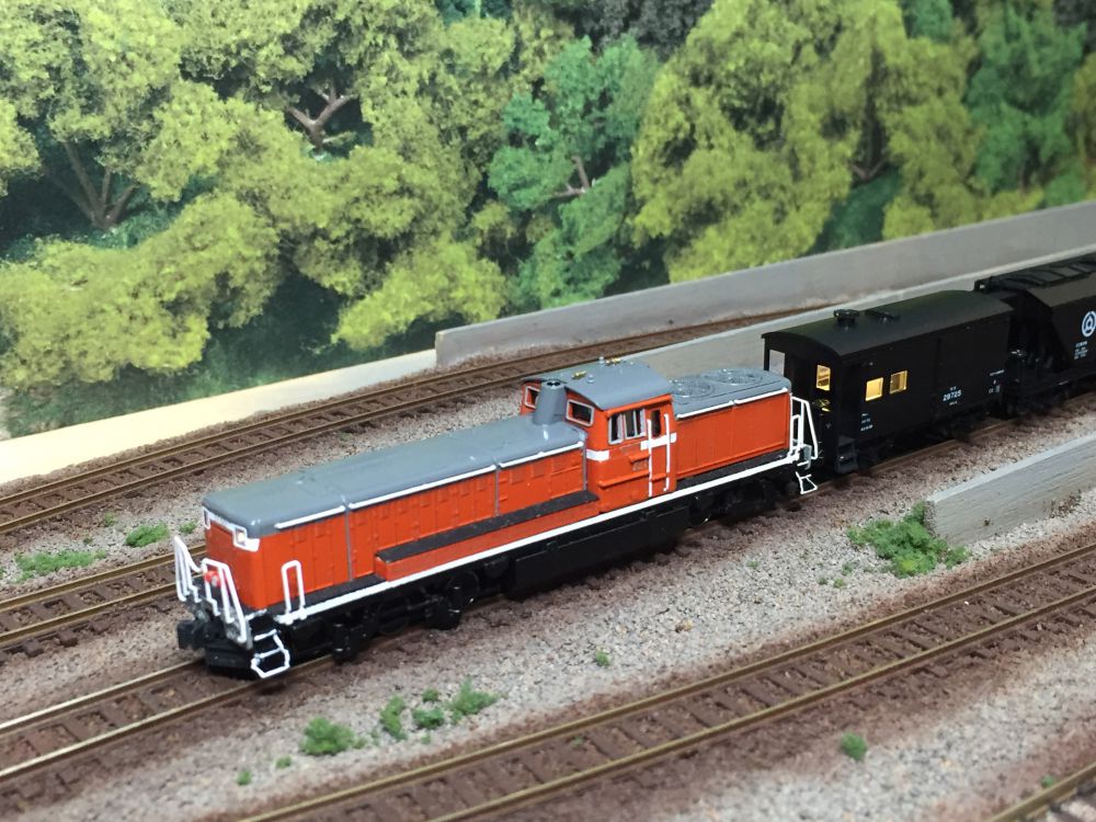 伯備線石灰輸送列車をDE50で遊ぶ (KATO 10-1158) | NGaugeJP - 横濱