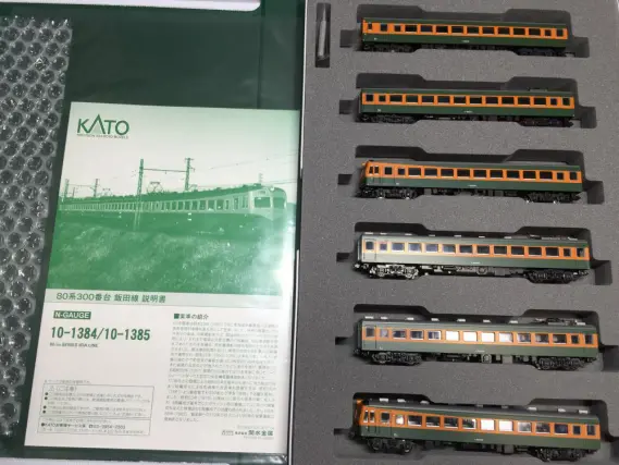 80系300番台 飯田線 入線です。KATO 10-1384/1385 鉄は熱いうちに報告
