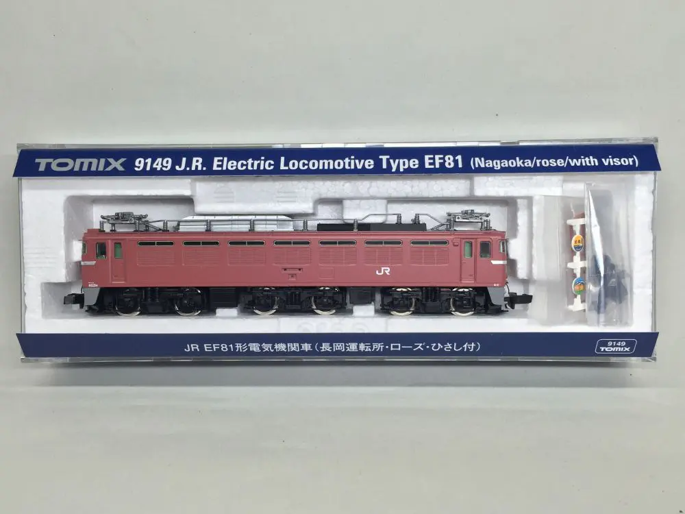 EF81 長岡運転所 ローズ・ひさし付 入線です。 TOMIX 9149 | NGaugeJP