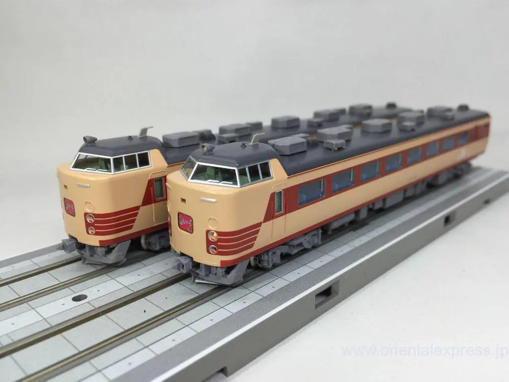 485系（仙台車両センターA1・A2編成）セット 入線です。TOMIX 98961