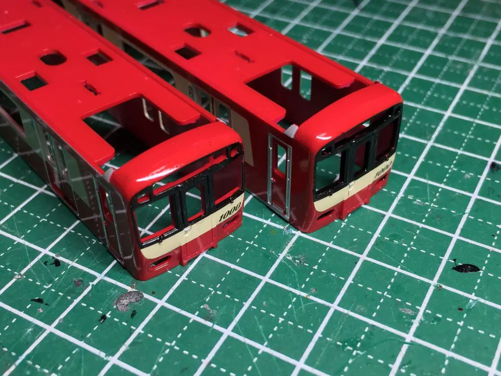 京急 新1000形 1800番台 1801編成を弄る。その3 走行化 トミーテック