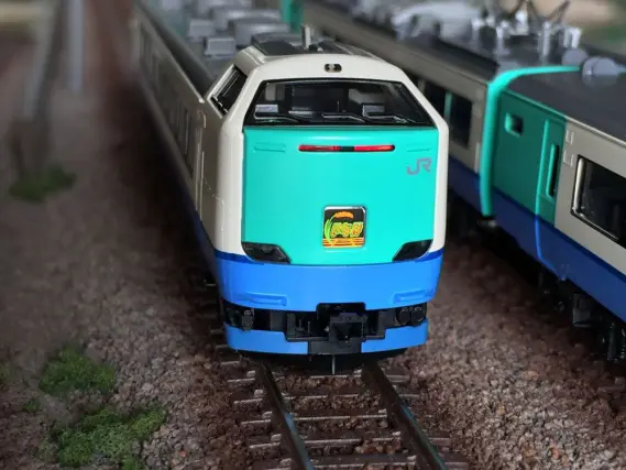 485系3000番台が入線です。 さよならR編成(T_T)/~~~ TOMIX 92525
