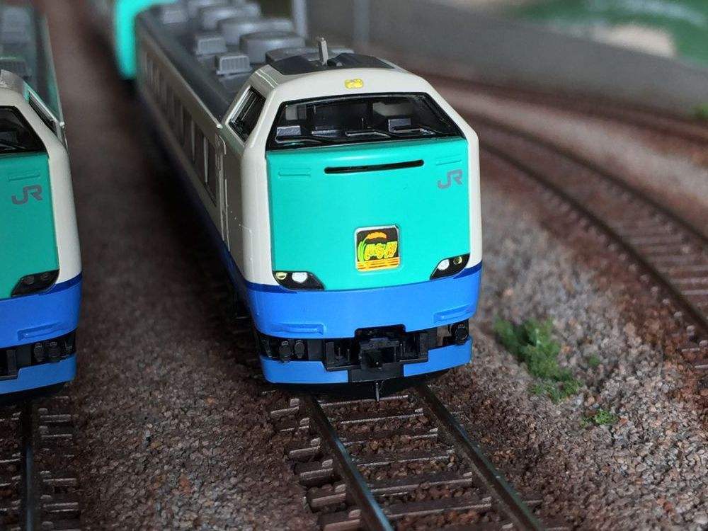 485系3000番台が入線です。 さよならR編成(T_T)/~~~ TOMIX 92525
