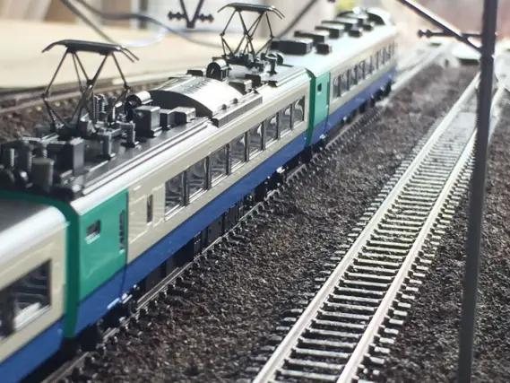 485系3000番台が入線です。 さよならR編成(T_T)/~~~ TOMIX 92525