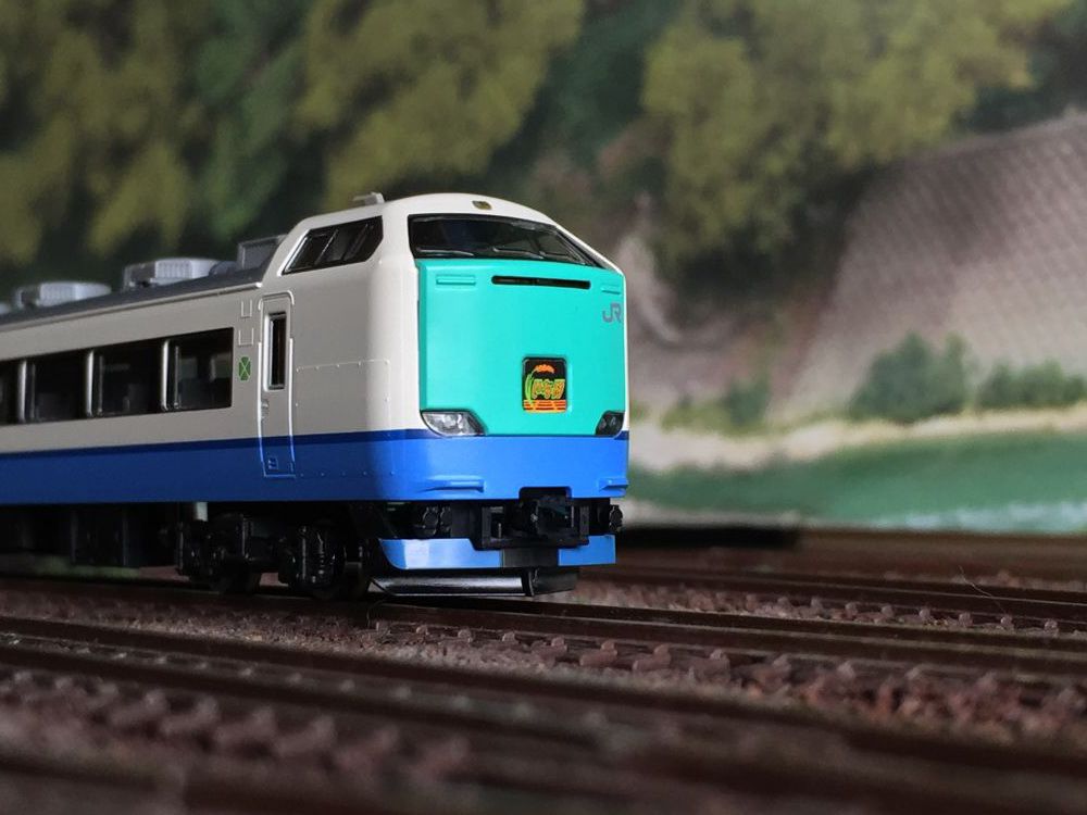 485系3000番台が入線です。 さよならR編成(T_T)/~~~ TOMIX 92525