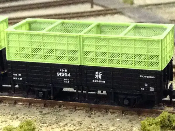 KATO レーティッシュ鉄道 長物車 R-w(丸太積載) 4両セット 品番：10