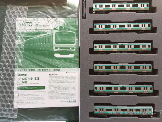 E231系 常磐線・上野東京ラインが入線しました。 KATO 10-1337 / 10