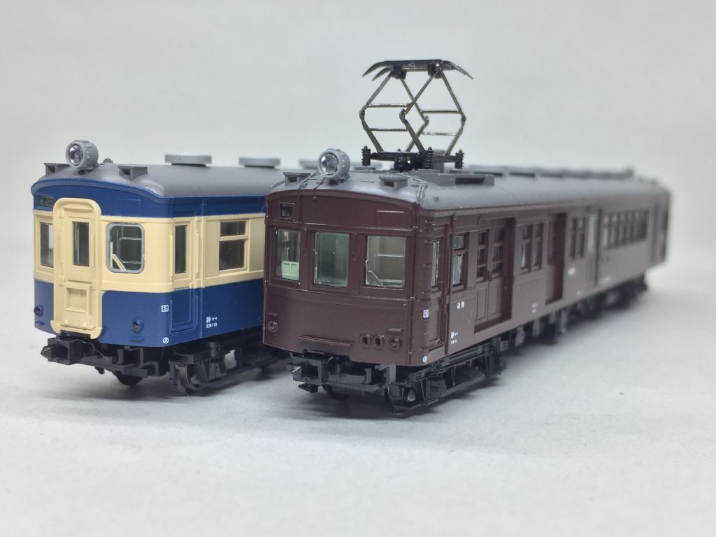 飯田線 旧型国電 クモハユニ64000 茶 +クハ68420が入線しました。10