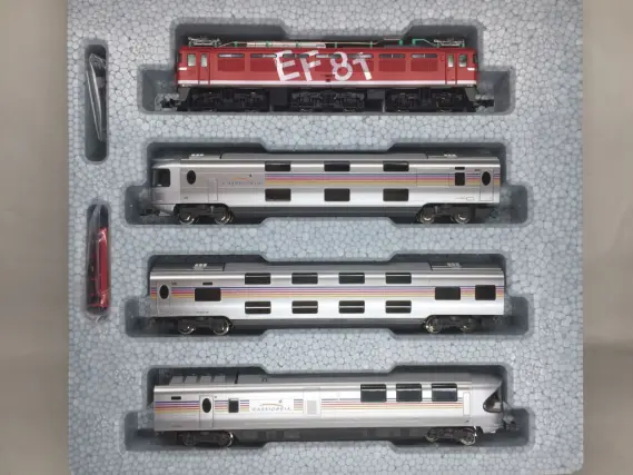 EF81-95 E26系「カシオペアクルーズ」入線です。KATO 10-1441 ｜ 製品