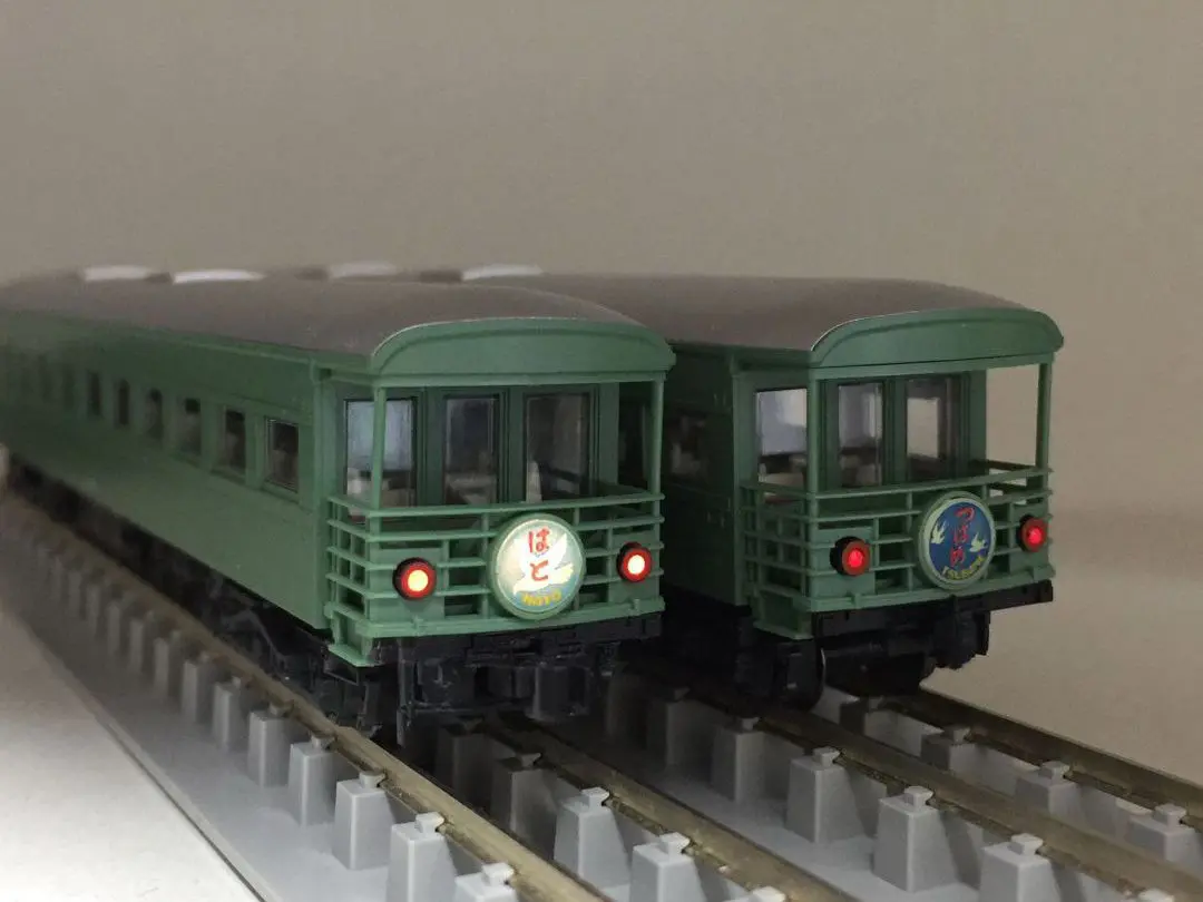 KATO　特急 はと 青大将編成　７両　全車室内灯　Nゲージ 特急「はと」青大将 入線です！と言いたいけど。KATO 10-234 / 10-235