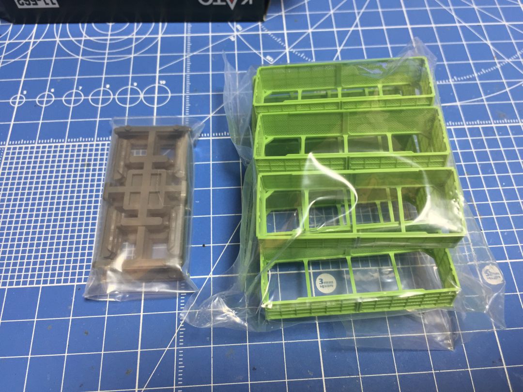 KATO トラ90000 空荷用金網パーツセット (10両入) 品番：11-562