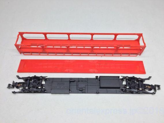 KATO ク5000 6両セット（積載用自動車付属）が入線しました('ω')ノ 10