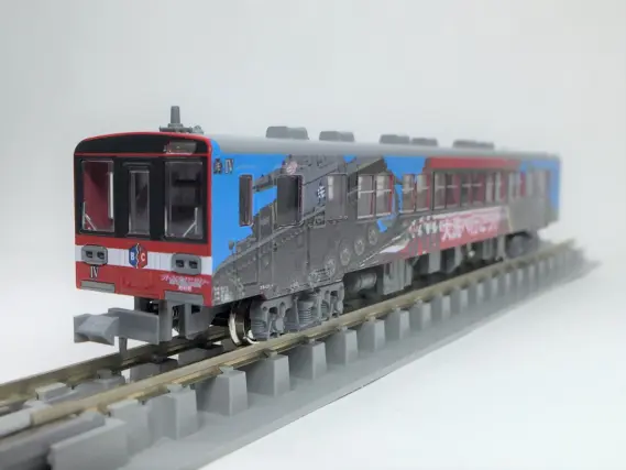 ガールズ＆パンツァー 鹿島臨海鉄道6006ガルパン4号車(Ⅳ) 入線