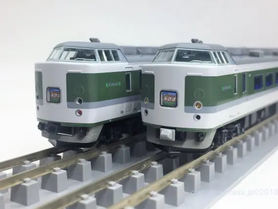 189系 小窓編成（N105編成）が入線しました。その2 KATO 10-1501 / 10