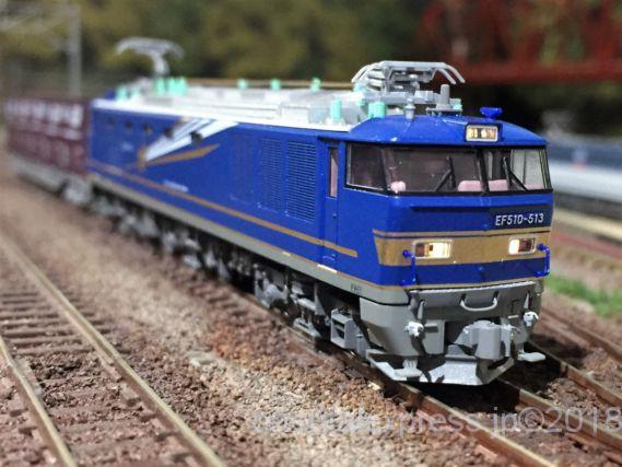 EF510 500番台 北斗星色を弄る。KATO 3065-3 EF510-513 | NGaugeJP