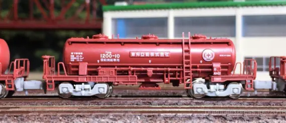 東邦亜鉛のタキ1200が入線しました。ポポンデッタ 7501 12両セット