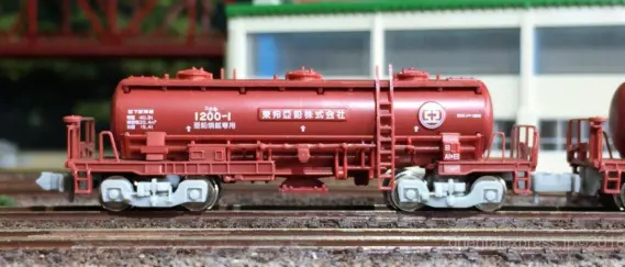 東邦亜鉛のタキ1200が入線しました。ポポンデッタ 7501 12両セット