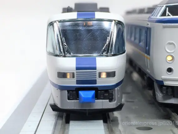 あおさぎこと、485系しらさぎ新塗装セットAが入線しました。TOMIX