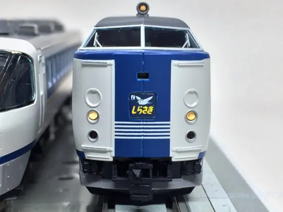 あおさぎこと、485系しらさぎ新塗装セットAが入線しました。TOMIX