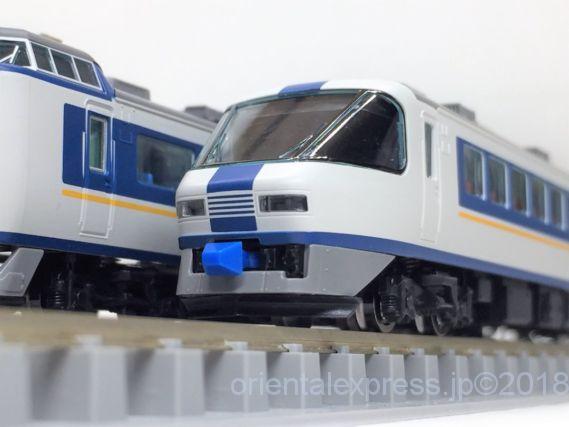 あおさぎこと、485系しらさぎ新塗装セットAが入線しました。TOMIX