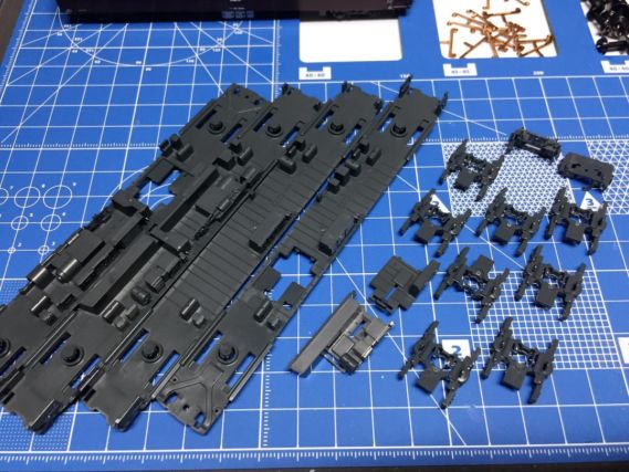 KATO 10-1500 35系4000番台 SLやまぐち号 床下塗替え 色