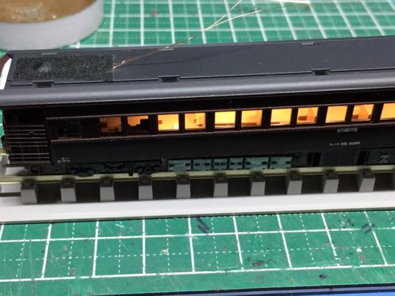 KATO 10-1500 35系4000番台 SLやまぐち号 床下塗替え 色