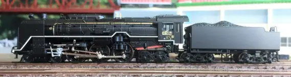 C62 17 糸崎機関区が入線しました。が・・・(;^_^A KATO京都駅店 特