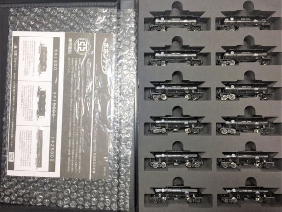 今更ですが安中貨物 タキ15600 12両セット東邦亜鉛が入線しました