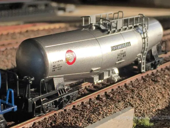 銀タキ 入り タキ43000 日本石油輸送（黒・青・シルバー）8両セットが