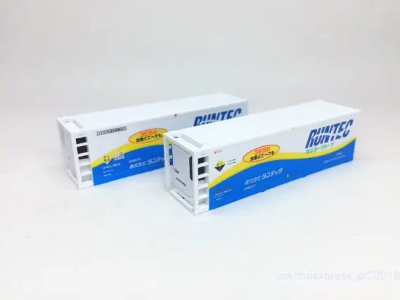 リーファーバン UF42A形（ランテック）が入線。TOMIX 3166 コンテナ