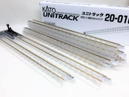 開放ピット線路186㎜クリア KATO 20-016-A