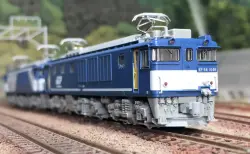 EF64 1010号機 JR貨物試験塗装が入線です。KATO 3023-2 | NGaugeJP