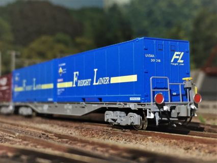 UV54A-30000形コンテナ（フレートライナー）入線？　TOMIX 3135 FREIGHT LINER