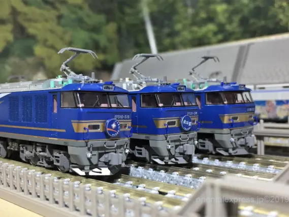 EF510 500番台（514・515）北斗星色を弄る。その3 KATO 3065-1 3065-3